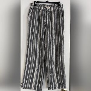 Briggs Women's Striped Linen Blend Pants